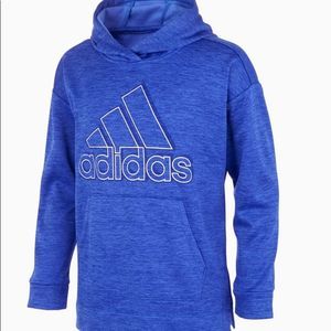 Girls Adidas Badge of Sport Fleece Hoodie